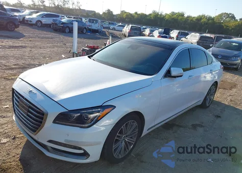 2020 Genesis G80 3.8 Awd из США, поврежденный, VIN KMTFN4JE4LU334950